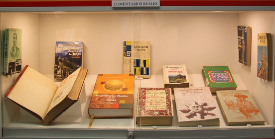 Tercera vitrina de la exposición