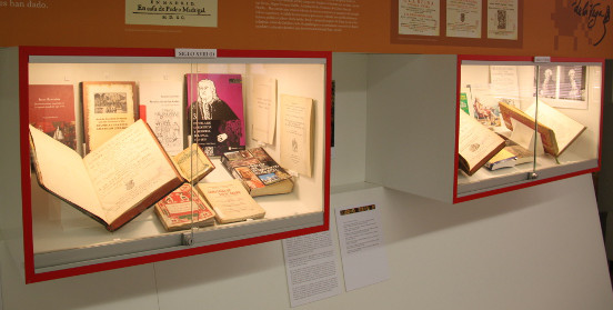 Vitrina 7 y 8 de la exposición