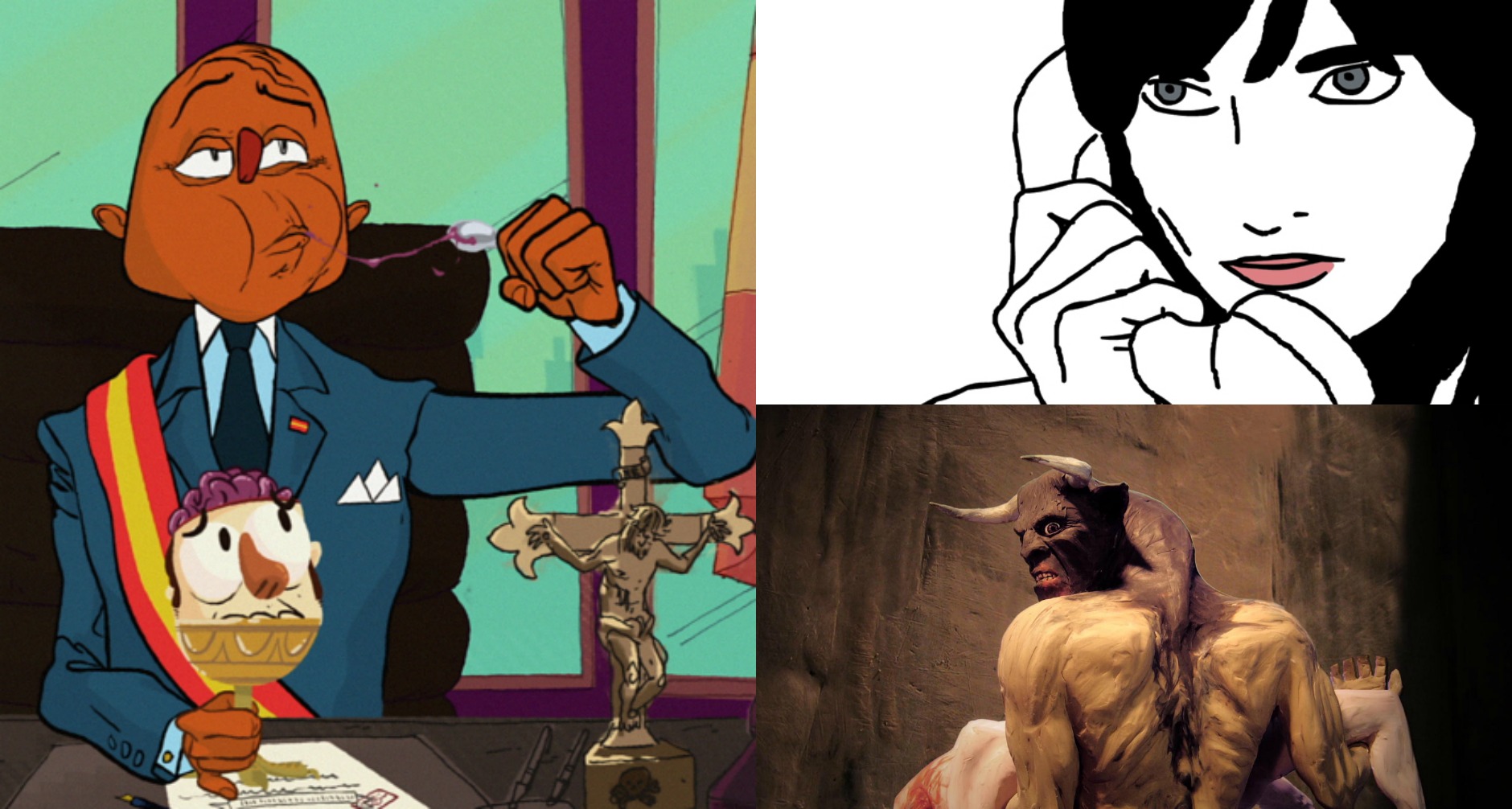 La huella del artista Humor y masacre