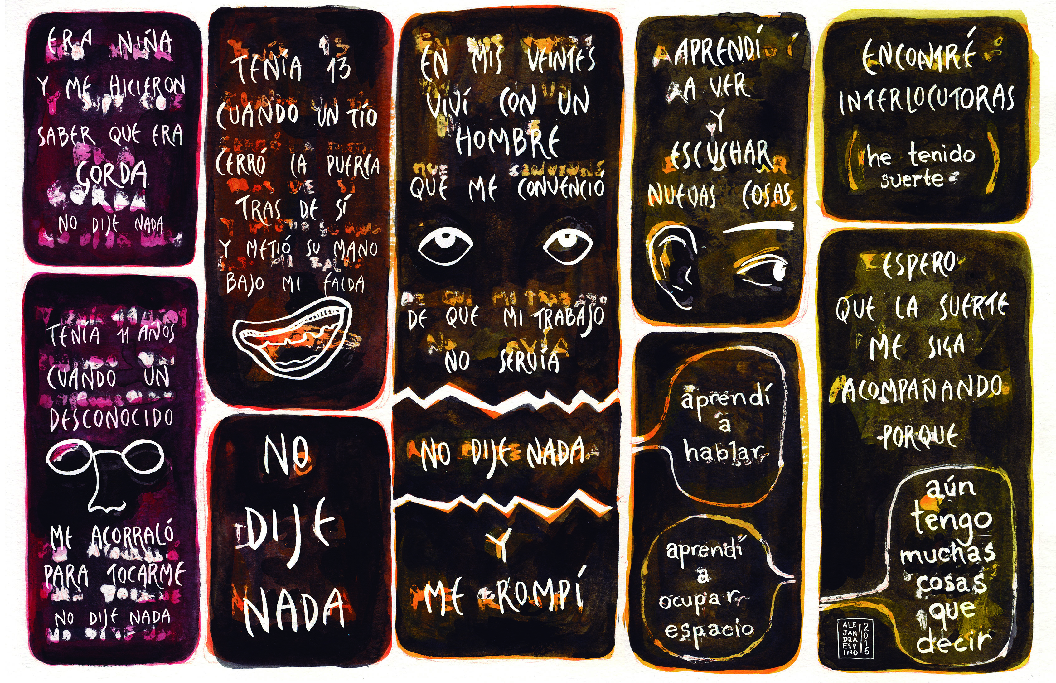 Contra la violencia de gnero historias ilustradas