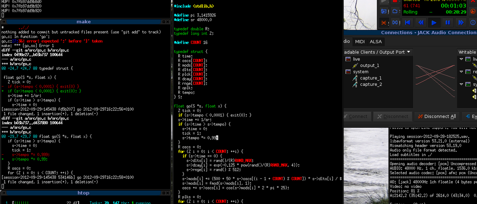Live Constellation Coding