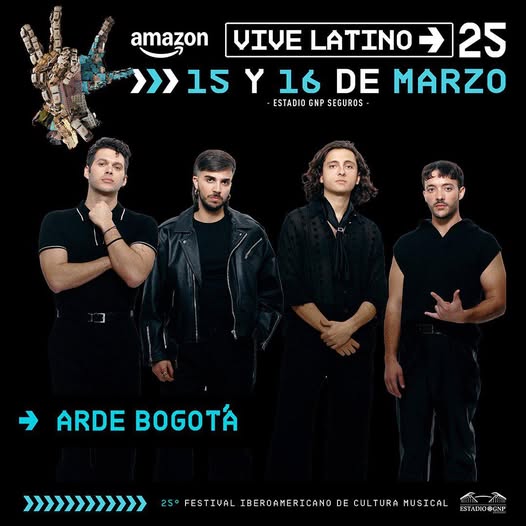 Arde Bogot en el Vive Latino 2025 el rock pico que no te puedes perder