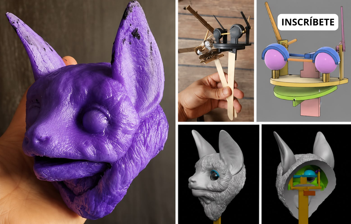 Criaturas de la noche / Taller de diseño 3D para marionetas