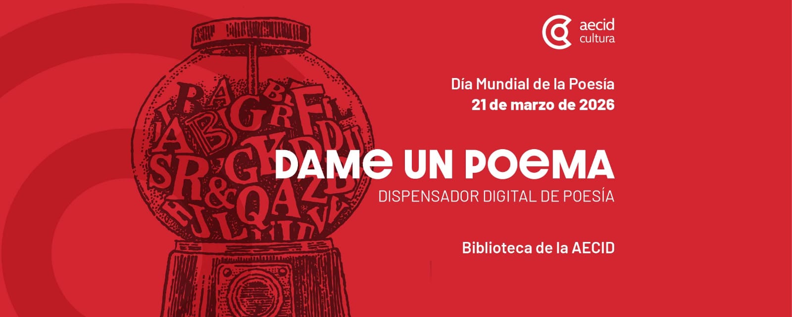 Dame un poema": un dispensador digital de versos, por el Día Mundial de la Poesía