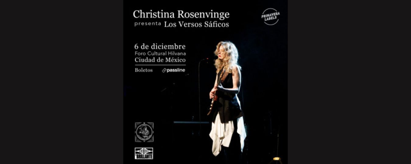 Christina Rosenvinge llega al Foro Cultural Hilvana